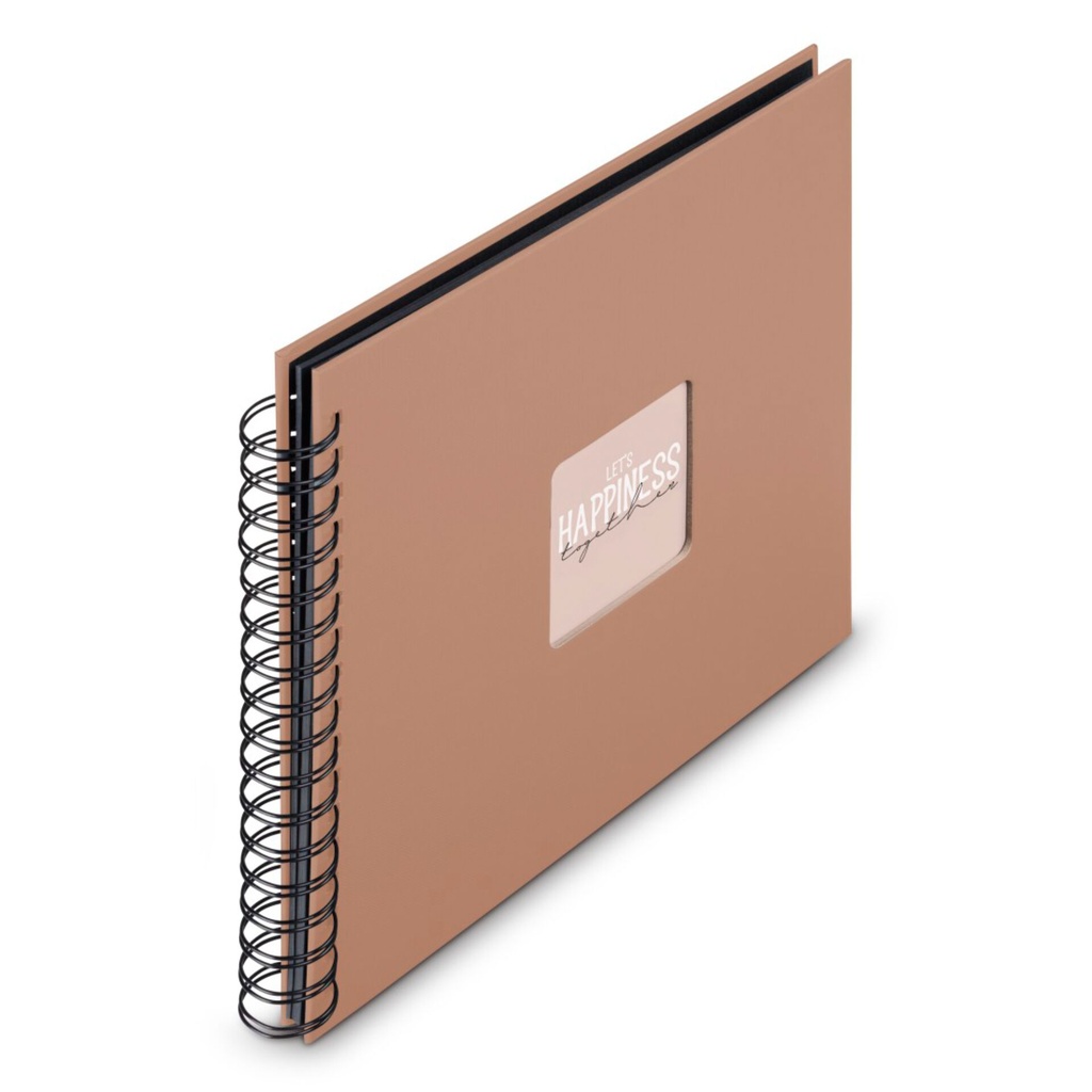 Hama  Fine Art  Spiral Mousse 28x24 50 schwarze Seiten    9852