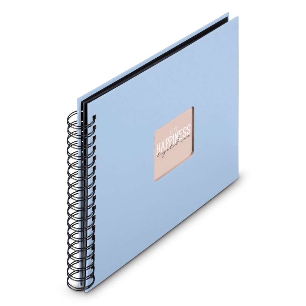 Hama  Fine Art  Spiral Lagune 28x24 50 schwarze Seiten    9864