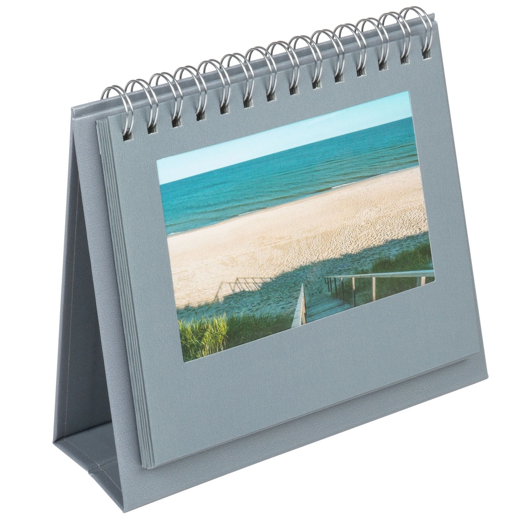 Walther Spiral-Bilderrahm. 10x15 grau / vertikal 12 Bilder SF440D