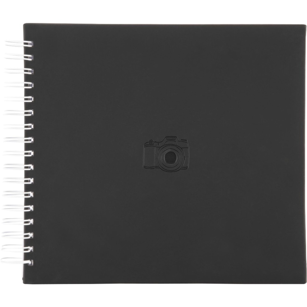 Hama Signs Spiral-Album    28x24 50 white pages black 7500