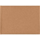 Hama Wrinkled Bookbound 24x17 36 white pages brown 7614