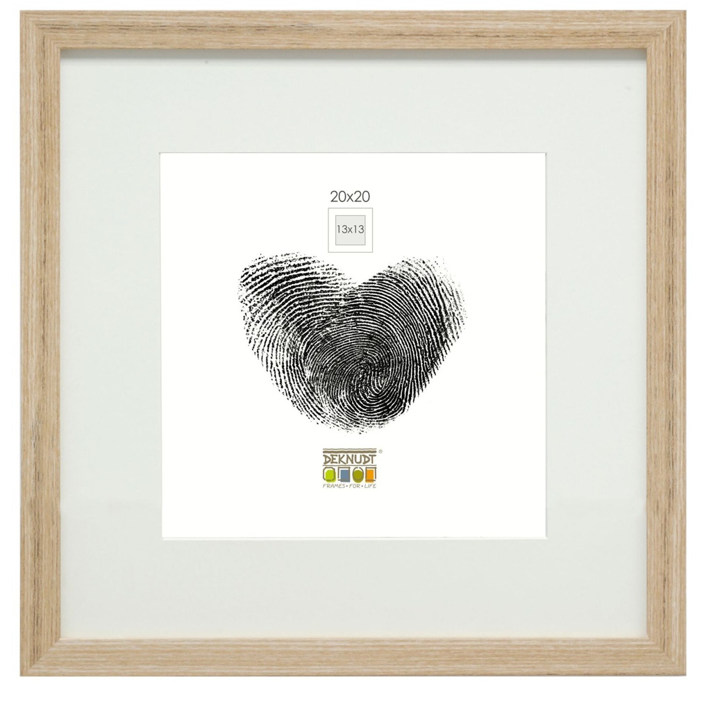Deknudt S66KH1 P1          20x20 Wood oak with Passepartout