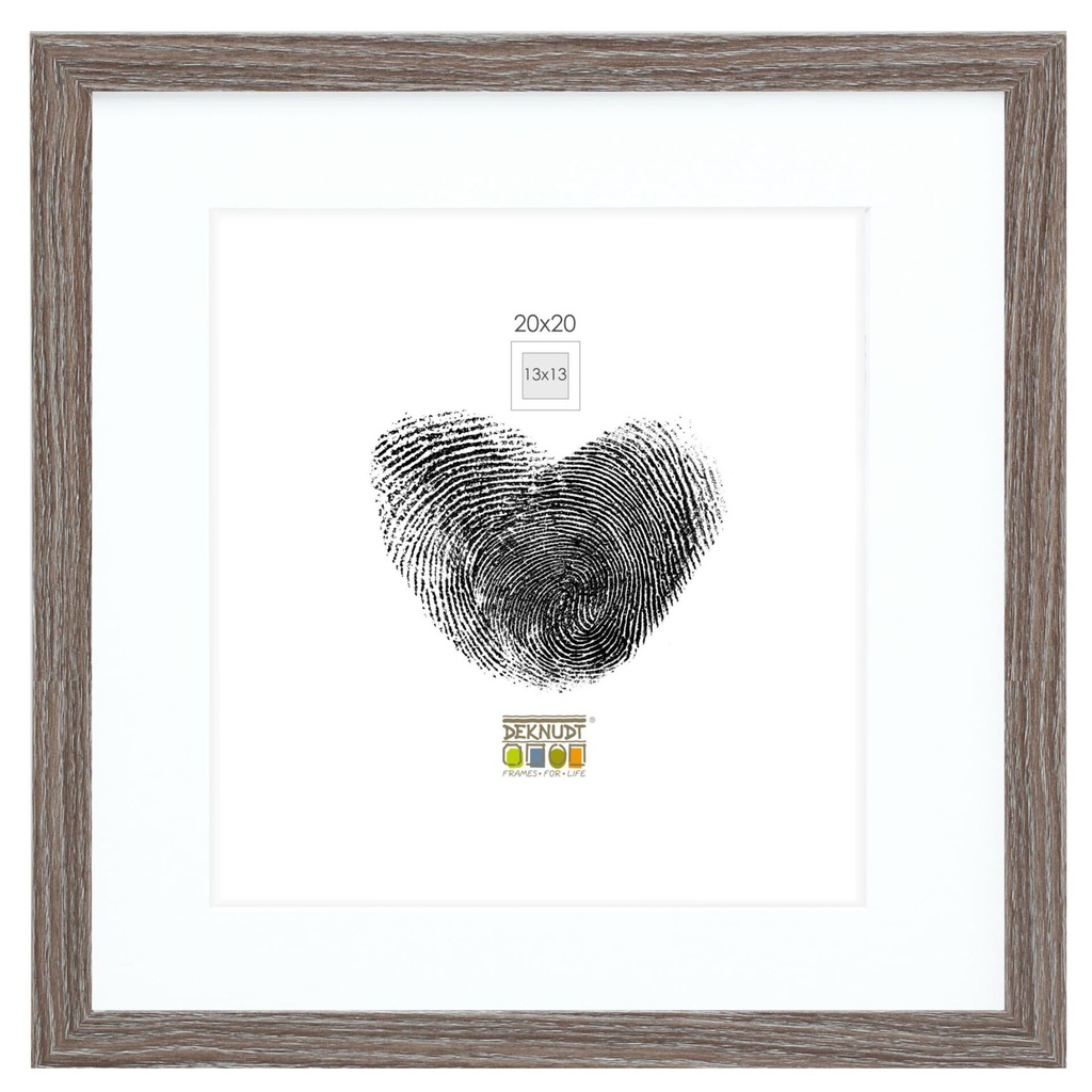 Deknudt S66KH3 P1          20x20 Wood grey oak with Passepartout