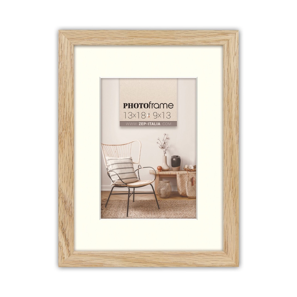 ZEP Malmo natural    20x20/30x30 Wood with Passepartout V4530N