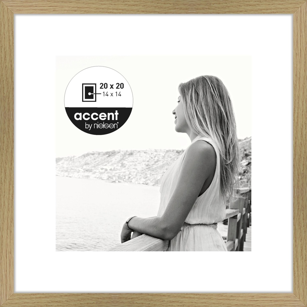 Nielsen Aura oak 20x20 Wood incl. Passepartout 1115002