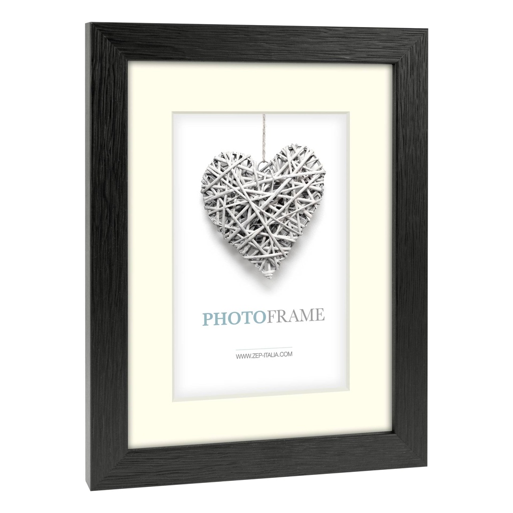 ZEP Regent 5 Passepartout  30x40 Wood Frame black V32345