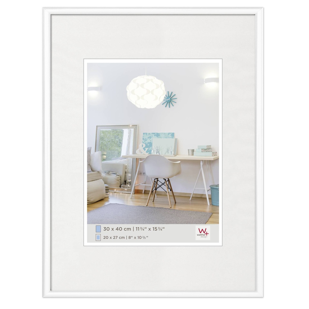 Walther New Lifestyle      30x40 Resin white KV040W