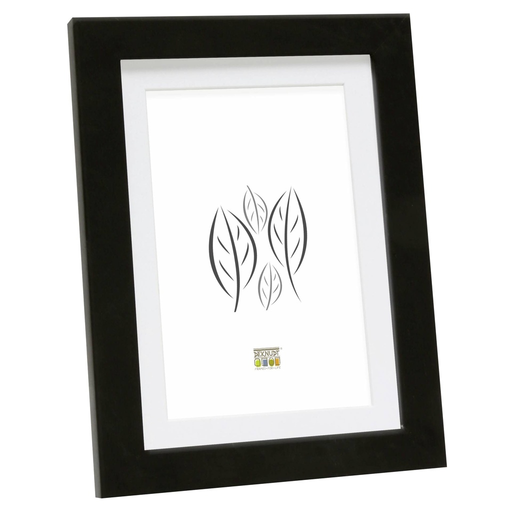 Deknudt S66KF2 P1          30x45 Wood black w. Passepartout