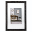 Walther Fiorito dark grey 30x40 Wood incl. Passepartout EF040D