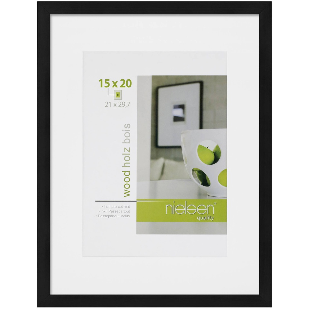 Nielsen Apollon black 21x29,7 Wood DIN A4 8988046