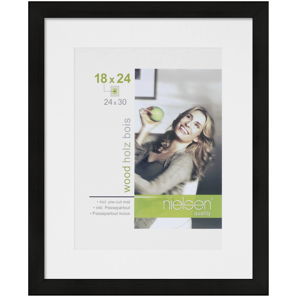 Nielsen Apollon black 24x30 Wood 8988006