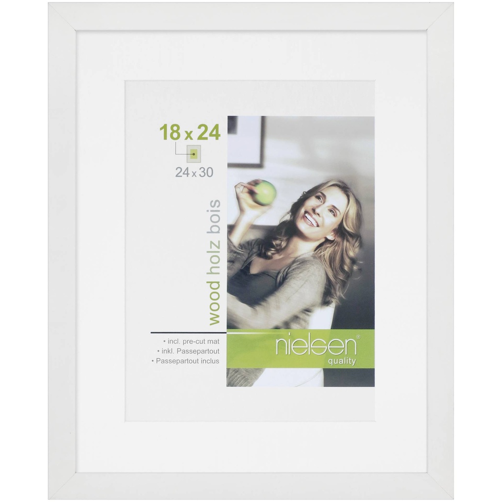 Nielsen Apollon white 24x30 Wood 8988007