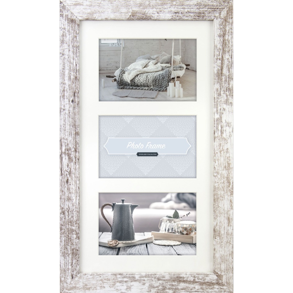 ZEP Nelson 6             3x10x15 Wood Frame 3Q white/brown V23106