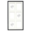 Deknudt S65KK2 black 6x10x15 Wood Gallery double Passepartout