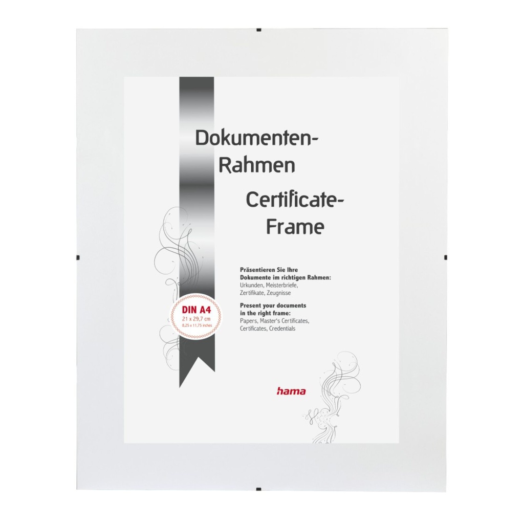 Hama Clip-Fix NG         21x29,7 Frameless Picture Holder   63020