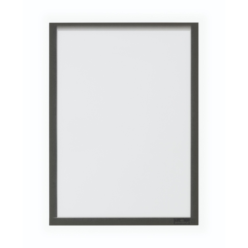 1x5 Durable Document Holder DIN A4 magnetic grey 400757