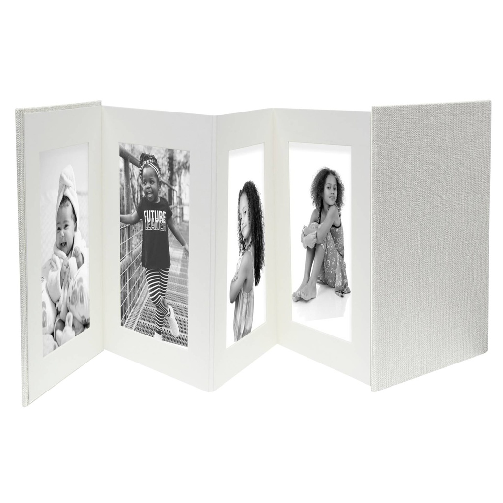Deknudt Leporello grey   8x13x18 Linen, 8 Photos      A66DC7 8PH
