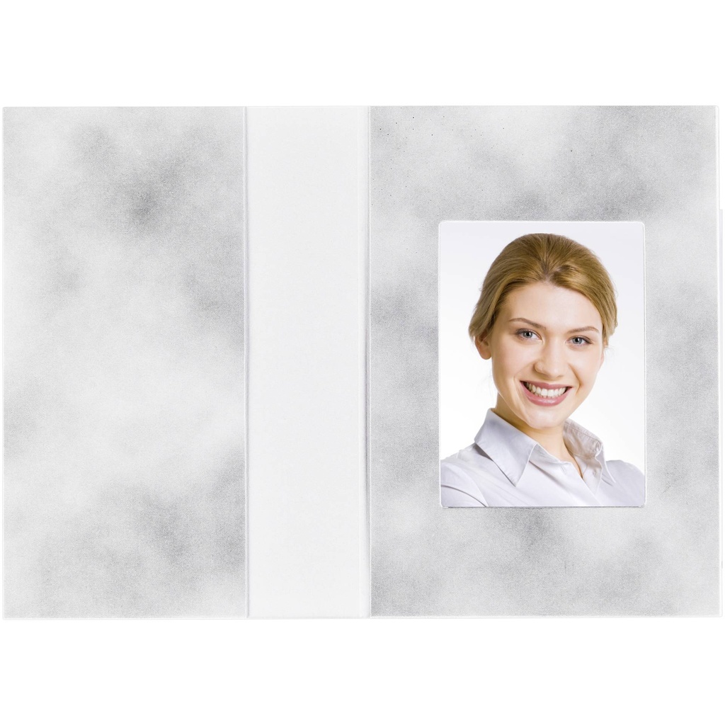 1x100 Daiber portfolio  cloud design, grey, 36x50 mm