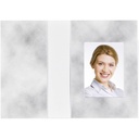 1x100 Daiber portfolio  cloud design, grey, 36x50 mm