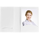1x100 Daiber portrait folders w. CD archieve, 10x15 white