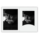 1x100 Daiber Portrait folders w. passepartout 13x18 white silk