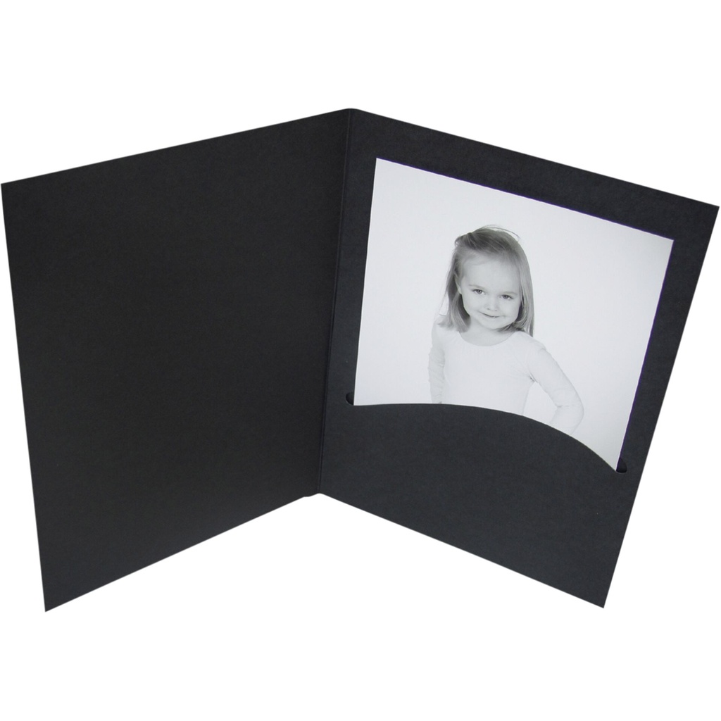 1x100 Daiber Portrait folders Profi-Line  13x18 black