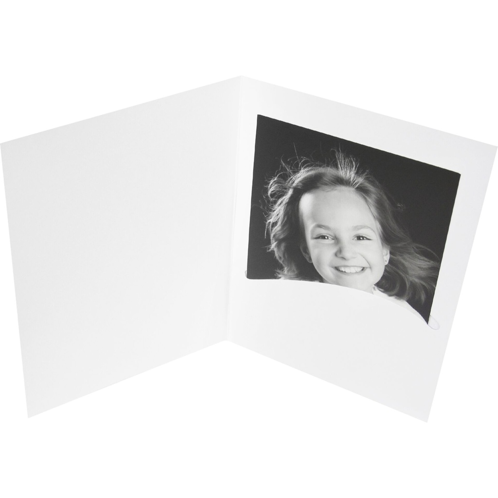 1x100 Daiber portrait folder Profi-Line  up to 9x13 cm white