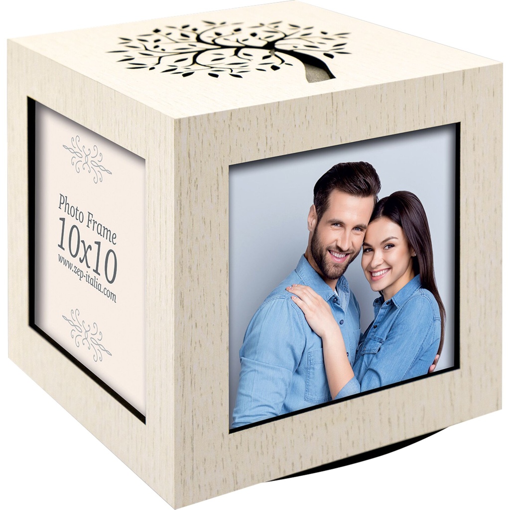 ZEP Norman small         4x10x10 Wooden Photo Cube          GLG10