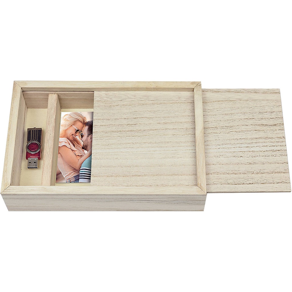 ZEP Box USB                13x18 Wood for Photos and Stick CX7557