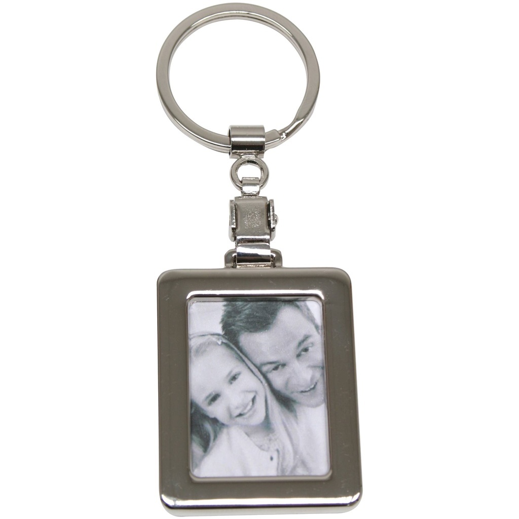 1x24 Deknudt Key Ring Metal rechteckig 3,5x4,5