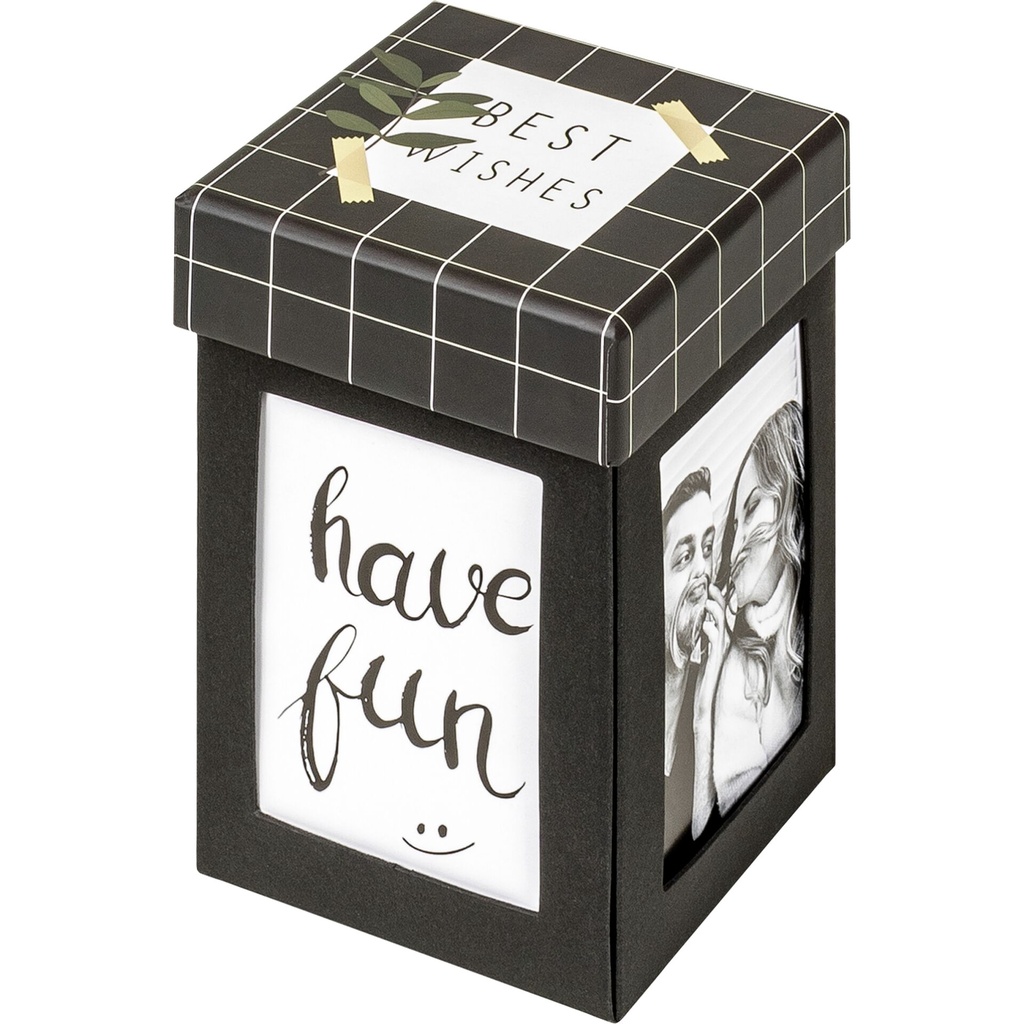 Walther Photo Gift Box  Surprise 8,5x8,5x13,5 black FB280B