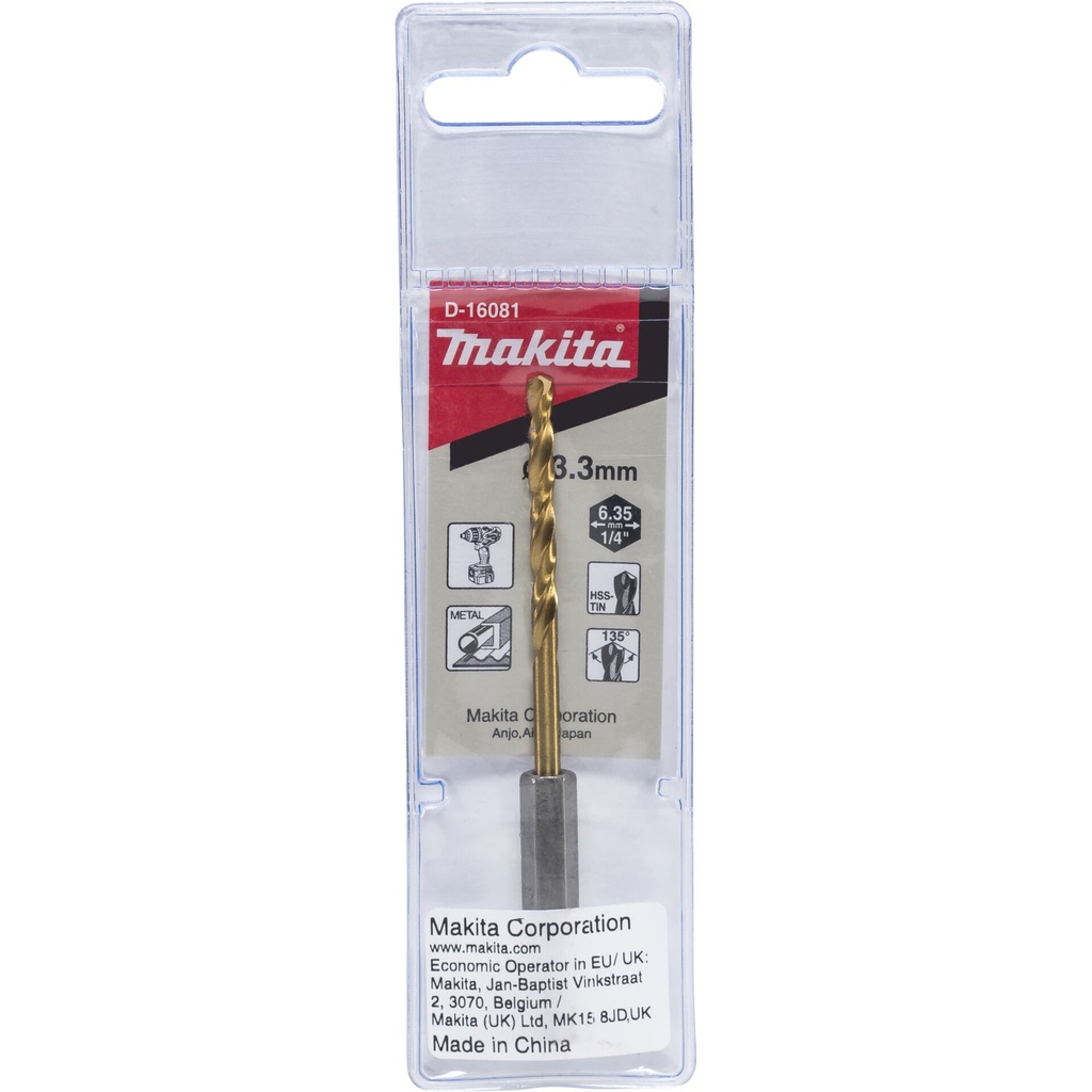 Makita Titanbohrer HSS 3,3mm