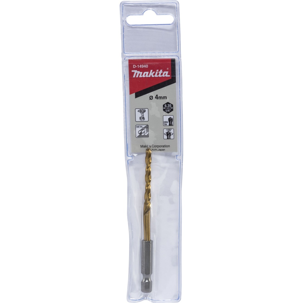 Makita Titanbohrer HSS 4,0mm