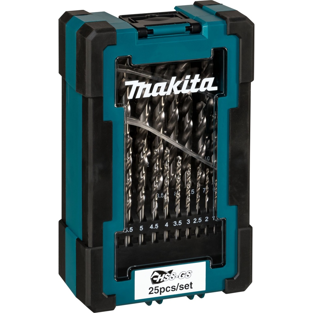 Makita D-78368 Metallbohrer-Set HSS-GS 25-tlg.