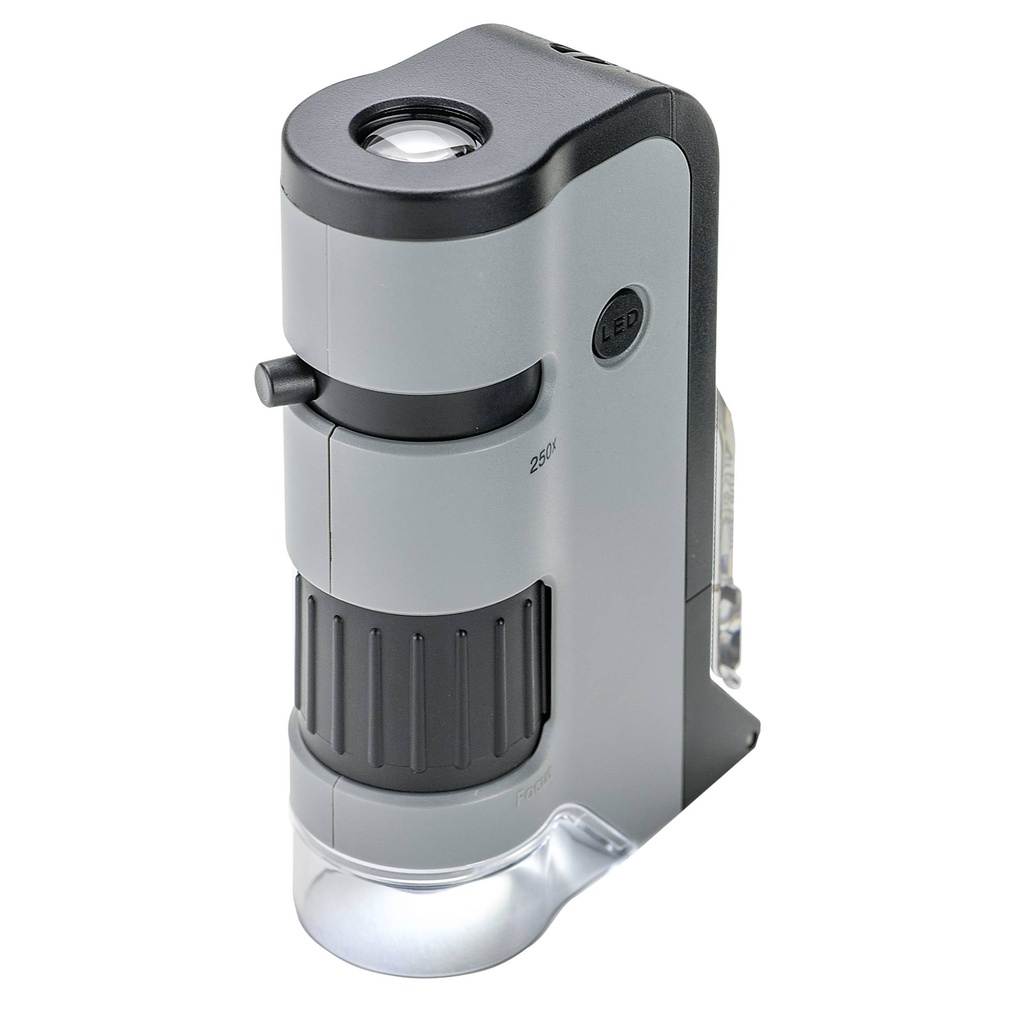 Carson MicroFlip 100x - 250x LED Pocket Microscope