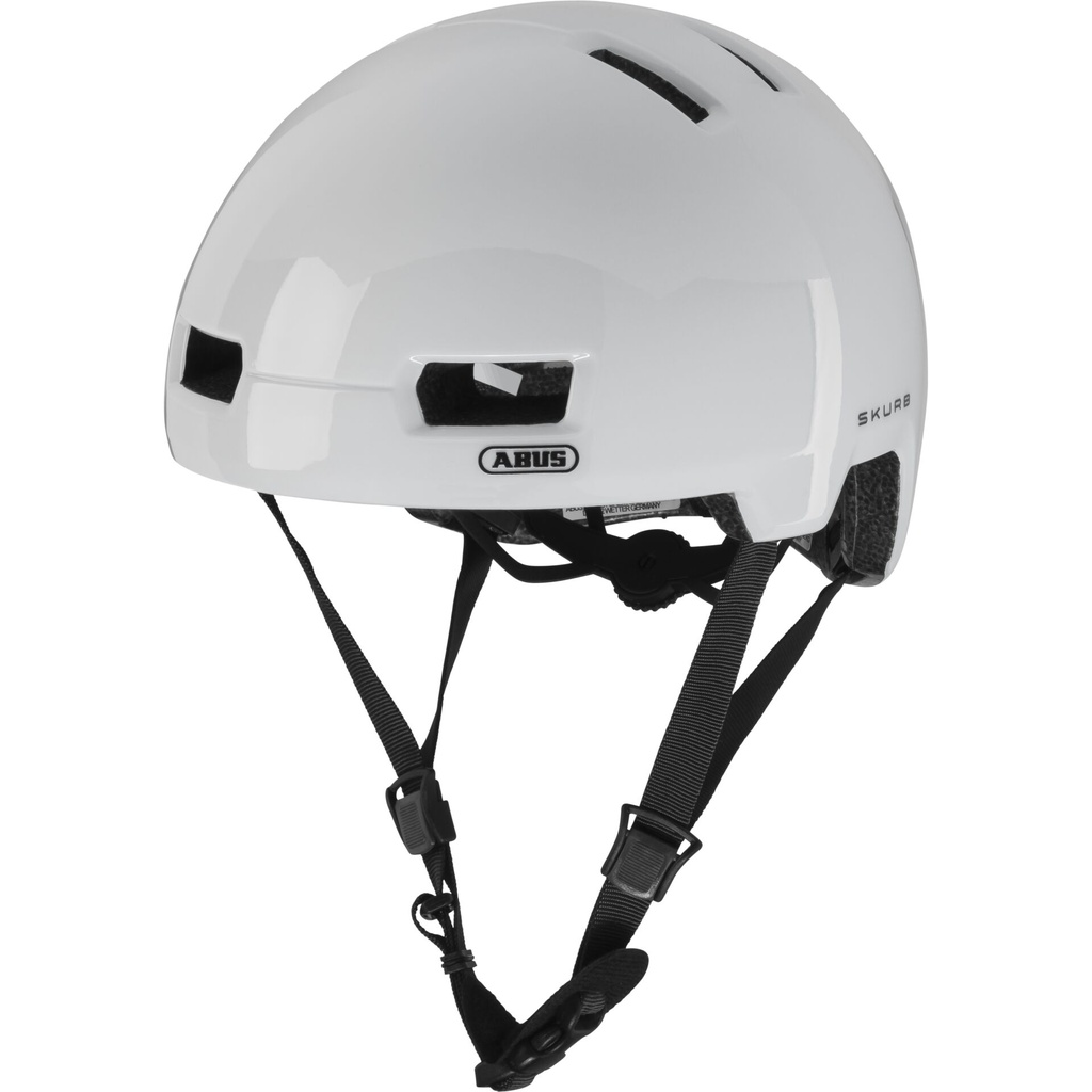 ABUS Skurb pearl white size L