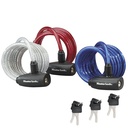 3x1 Master Lock 8mm Cable Lock 8127EURTRI
