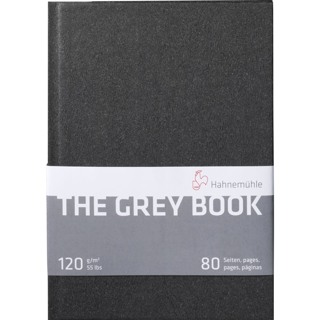 Hahnemühle The Grey Book A 5 Sketchbook 80 Pages 120 g