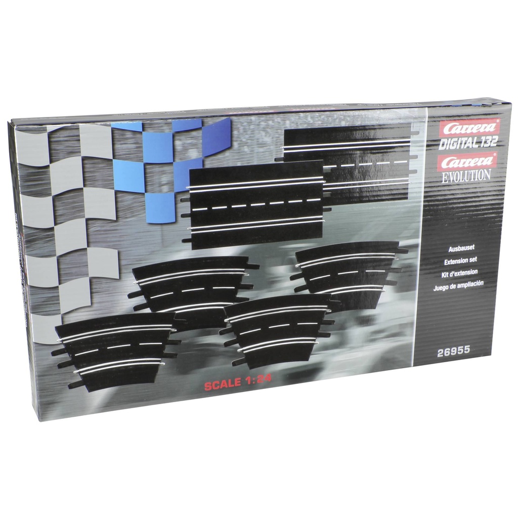 Carrera Digital + Evo. Extension (2straights/4curves 1/30°) 26955