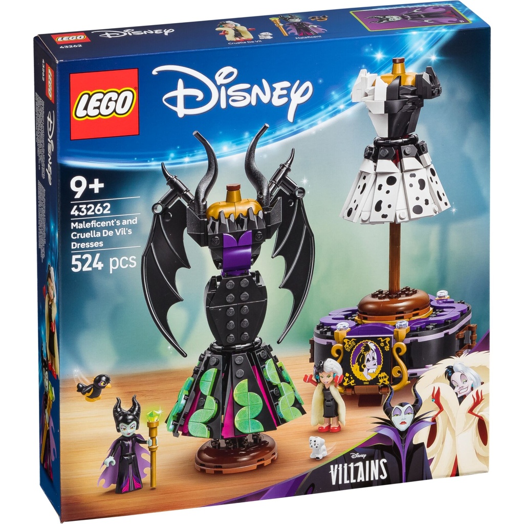 LEGO Disney Classic 43262 Maleficent and Cruella De Vil