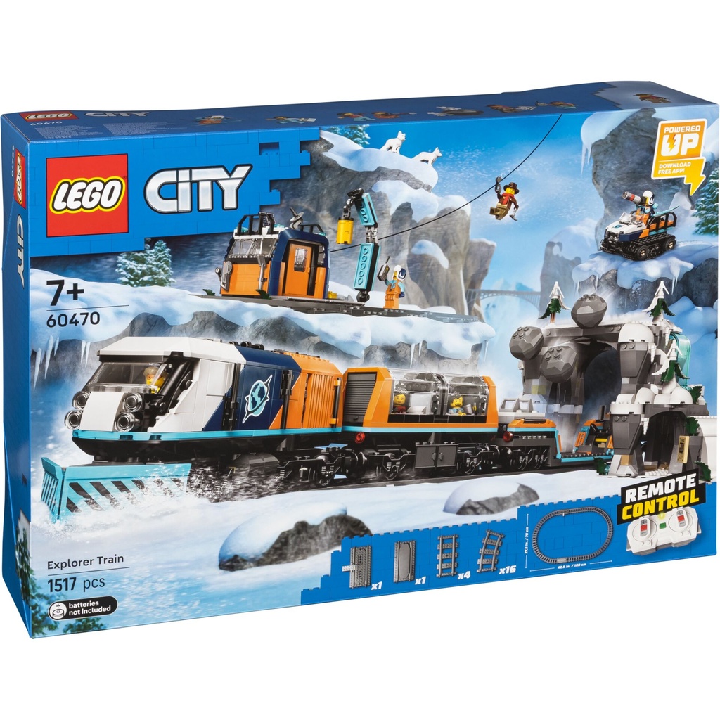 LEGO City 60470 Explorers Arctic Polar Express Train