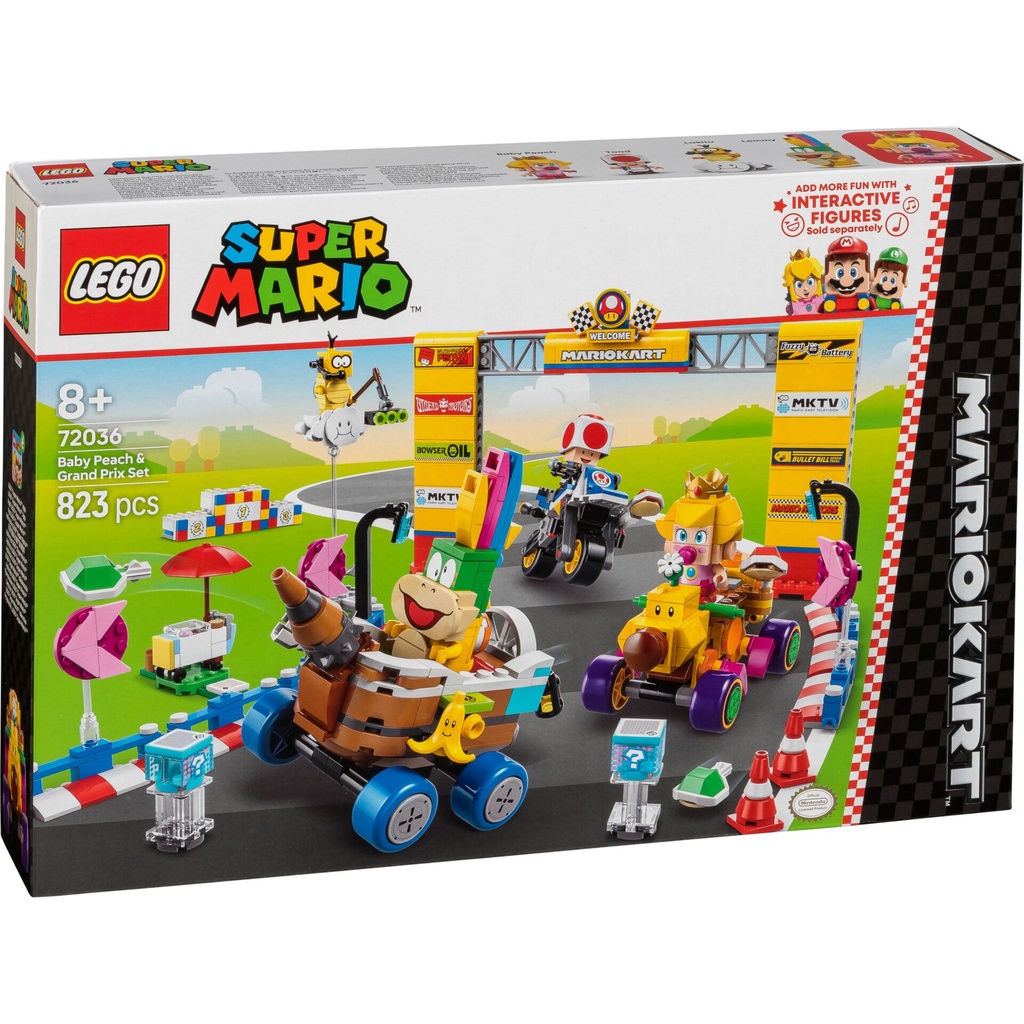 LEGO Super Mario 72036 Baby Peach & Grand Prix-Set