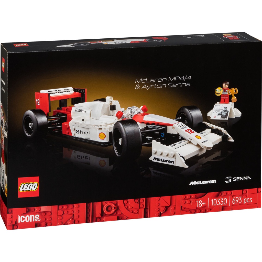 LEGO Icons 10330 McLaren MP4/4 & Ayrton Senna
