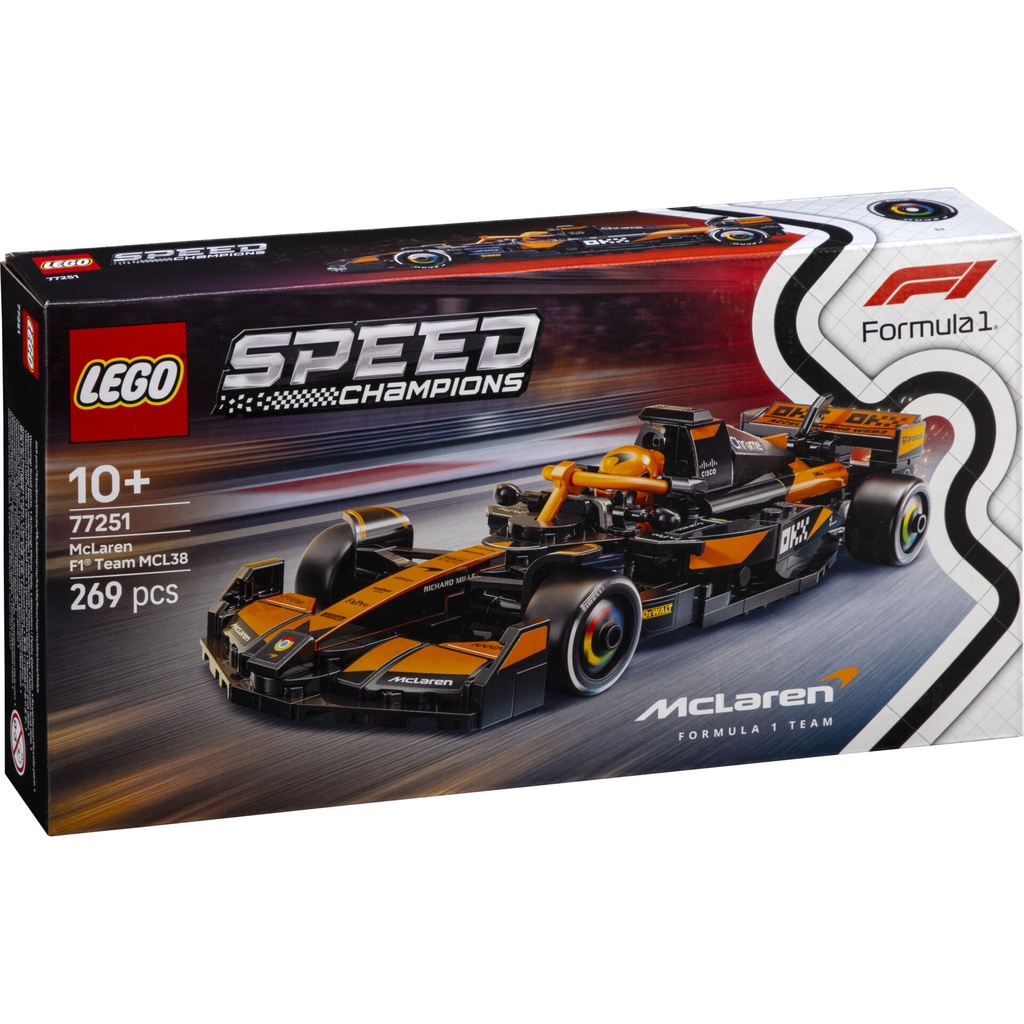 LEGO Speed Champions 77251 McLaren F1 Team MCL38 Rennauto