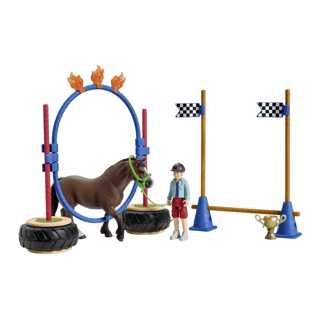 Schleich Farm World        42482 Pony Agility Race