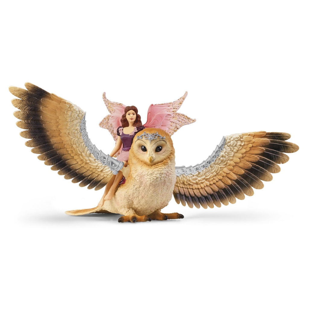 Schleich bayala            70789 Fairy in Flight on Glam-Owl