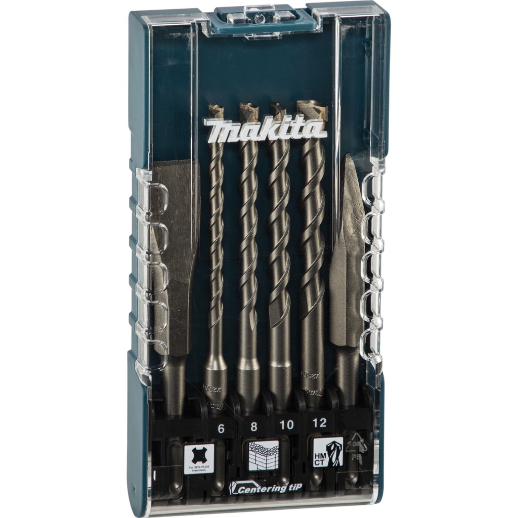 Makita E-15746 SDS-Plus Bohrer- /Meißel Set 6-tlg.
