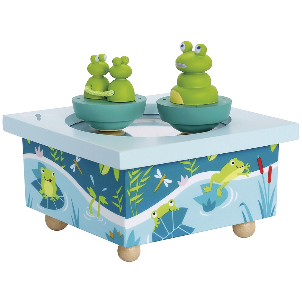 Trousselier Music Box Dancing Frogs