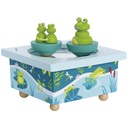 Trousselier Music Box Dancing Frogs