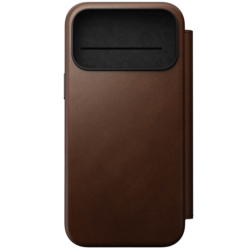 Nomad Modern Leather Folio iPhone 17 Pro Max Brown